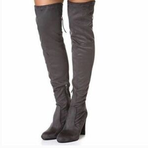 Sam Edelman Kent Over-the-Knee Gray Boots - Size 8.5 - NWOT